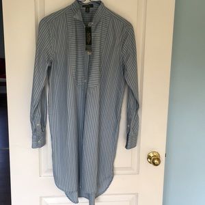 NWT LRL LAUREN jeans long sleeve dress